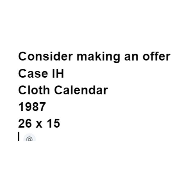 Vtg Case IH Cloth Calendar 1987 Spring Birds Finch Cardinal Blue Jay Wren - Picture 2 of 6